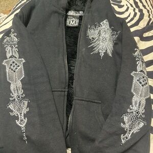 Bedazzled rhinestone y2k jacket